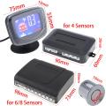 Weatherproof Car Auto Parktronic LCD Parking Sensor System 4 / 6 / 8 Sensors Reverse Backup Car Parking Radar Monitor Detector