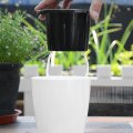 Fashioable Automatic Self Watering Flower Plants Pot Put In Floor Irrigation For Garden Indoor Home Decoration Gardening