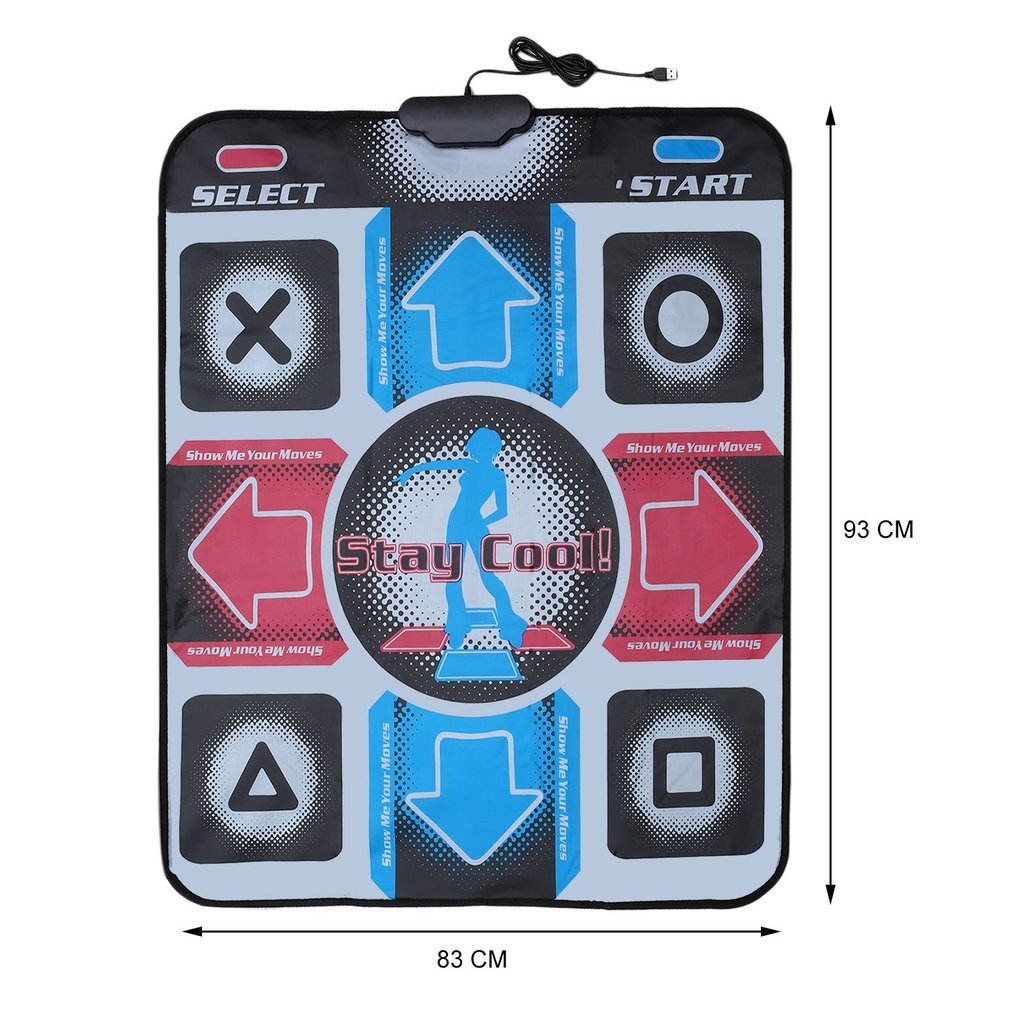 NiCe Non-Slip Durable Wear-Resistant Dancing Step Dance Mat Pad Pads Dancer Blanket To PC With USB For Bodybuilding Fitness