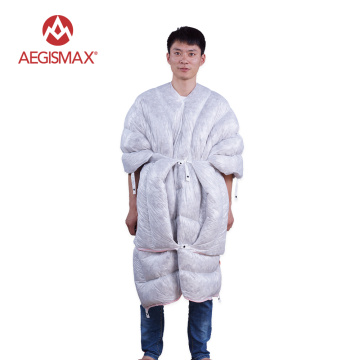 Aegismax TINY 32 Degee 850FP Goose Down Sleeping Bag Outdoor Camping Ultralight Full Body Sleeping Bags with Compression Sack