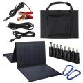 150W 12V/5V Foldable Dual USB Solar Panel Portable Folding Waterproof Solar Panel Solar Cell Charger Mobile Power Battery Charge
