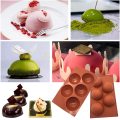 Ball Sphere Silicone Mold For Cake Pastry Baking Chocolate Candy Fondant Bakeware Round Shape Dessert Mold DIY Decorating