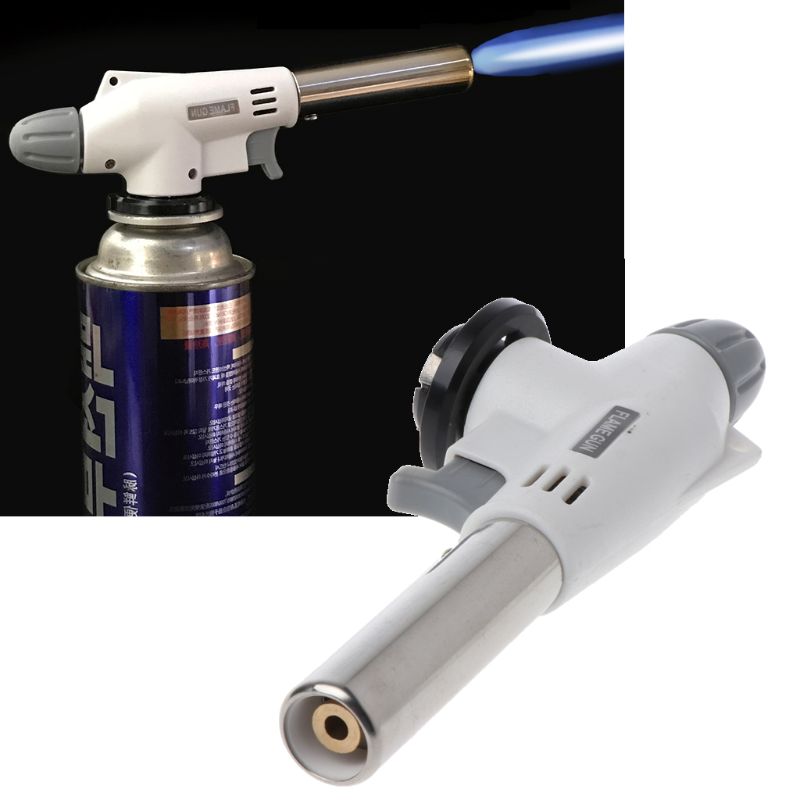 Portable Metal Flame Gun BBQ Heating Ignition Butane Camping Welding Gas Torch G8TB