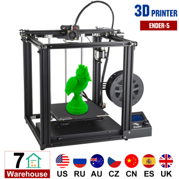 Ender-5 DIY 3D Printer Kit 220*220*300mm Printing Size With Resume Print Dual Y-axis Motors Magnetic Build Plate Power off