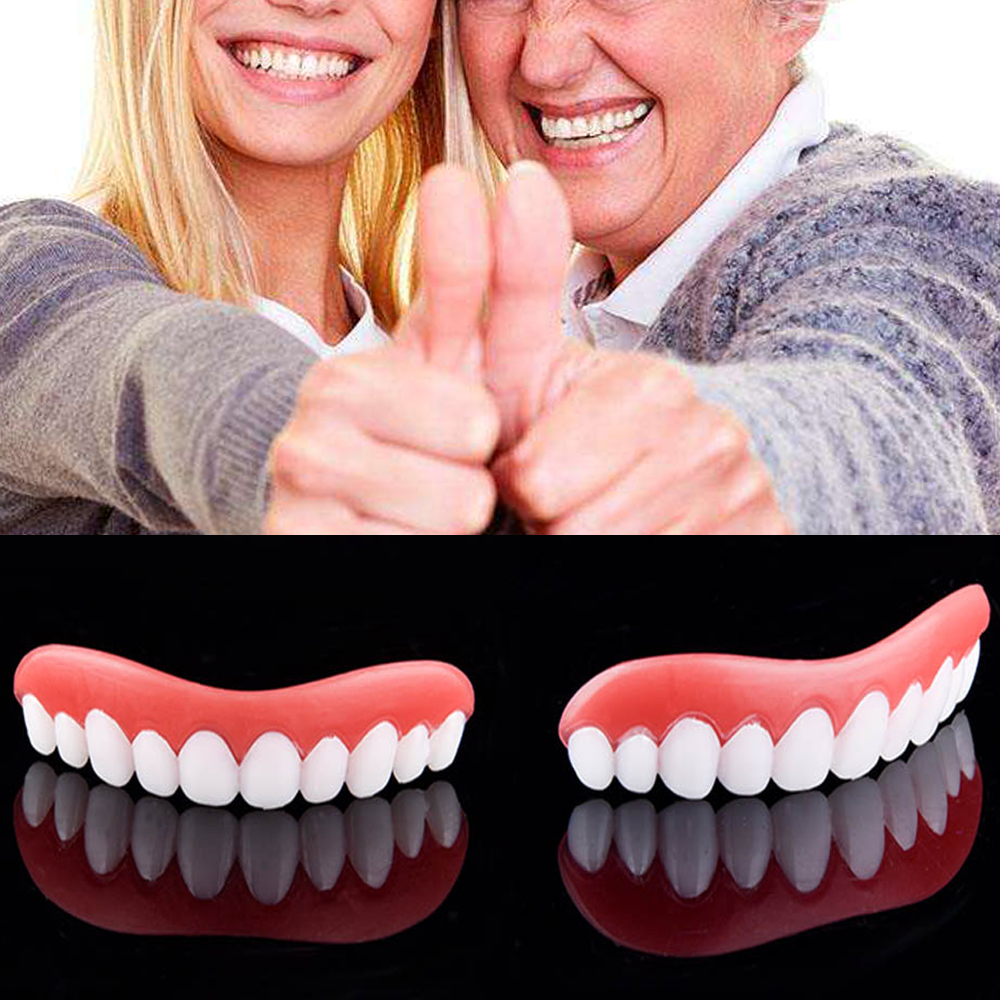 Comfort veneers for teeth Cover Tool False Teeth Smile Perfect Instant Fit Teeth Whitening Denture Paste Upper Fake Tooth Cove