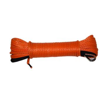 5mm*15m Orange Synthetic Winch Rope,Boat Winch Cable,ATV Winch Line for Auto Parts