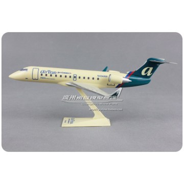 28CM American Transit Airlines AirTran CRJ-200 1:100 Plastic Assembly Plane Model American Airlines Aircraft Model