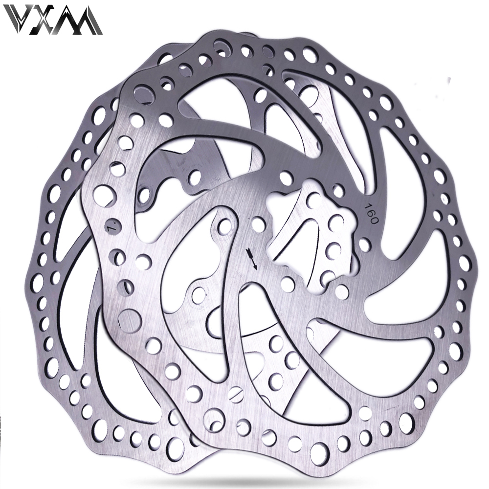 VXM Ultra-light Bicycle Hydraulic Disc brake Rotors MTB bike Road Racing Bike Brake Disc Rotor 140mm/160mm/180mm/203mm Disc pads
