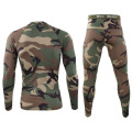 ESDY Men Camouflage Thermal Underwear Set Long Johns Functional Long Johns Training Camo Sports Run Tracksuit Outdoor Underwear