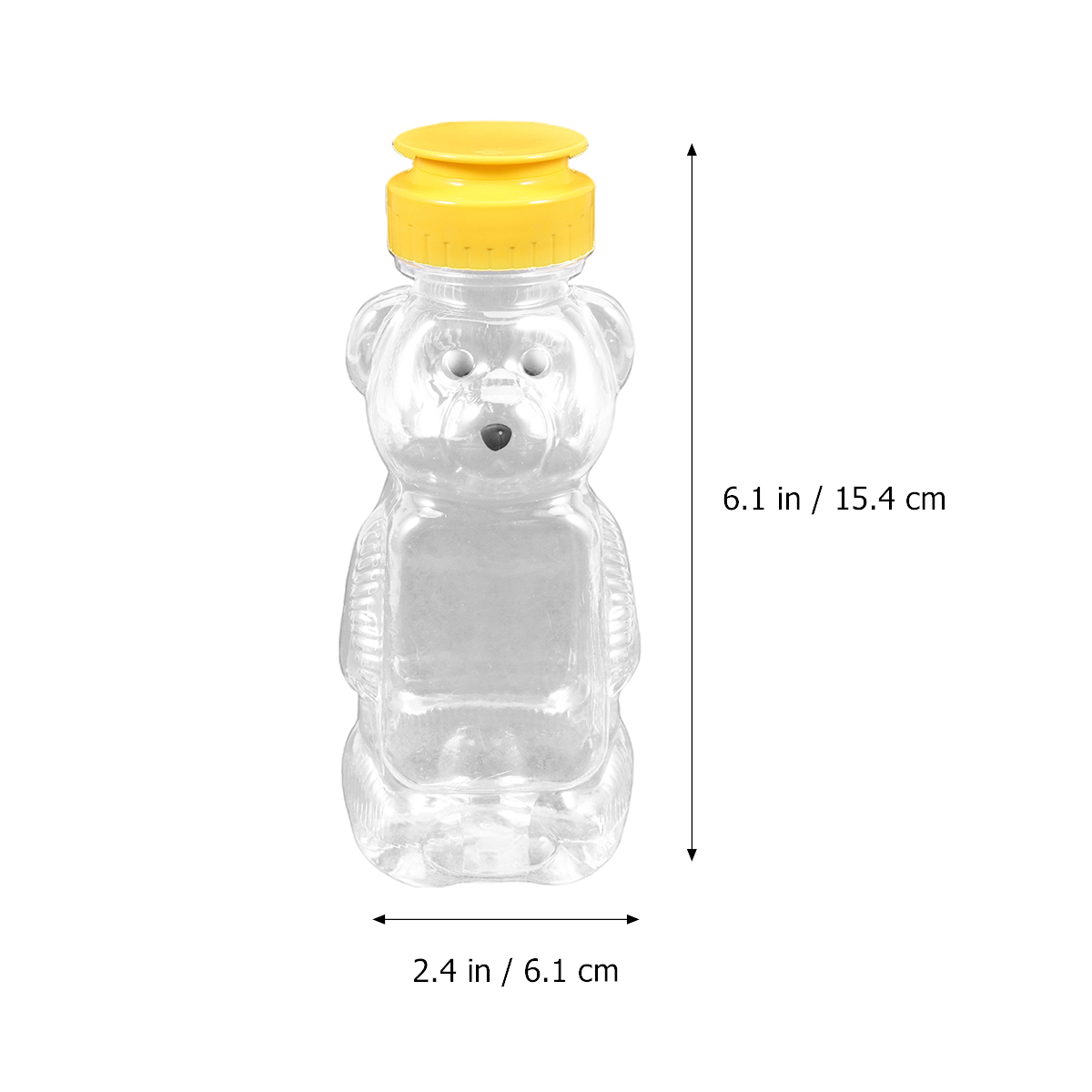 12 Pcs Squeeze Bottle Soft Plastic Containers For Food 240ML Honey Condiment Ketchup Jam Sauce Bottle Dispenser Honey Container
