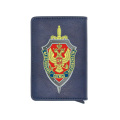 Classic FSB The Federal Security Service of the Russian Card Holder Wallet Men Women Leather Rfid Aluminum Short Purse