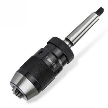 1-16mm MK2 Accessories Lathe Tool MT2-B16 Arbor Live Center Drill Chuck Durable Taper Steel Self Tighten Keyless Portable Home