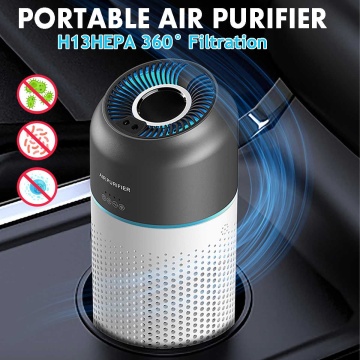 2 Speed Portable Car Home Air Purifiers PM2.5 Mini Air Purifier HEPA Filter USB Gesture Sensor Air Cleaner Formaldehyde Remover