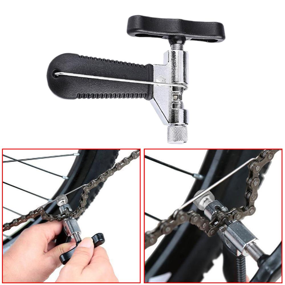 4pcs Bicycle Chain Tool Chain Caliper Chain Cutter Chain Cleaning Brush Mountain Bike Chain Disassembly Tool Magic Buckle Pliers