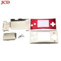 JCD New Metal Housing Shell case for Nintendo for Gameboy Micro front back Cover Faceplate Battery Holder w/ Screw Replacement