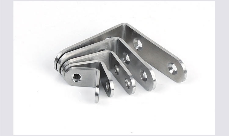 Thick stainless steel right angle furniture corner bracket ,90 angle,L shape fixed bracket connector,strong,furniture hardware