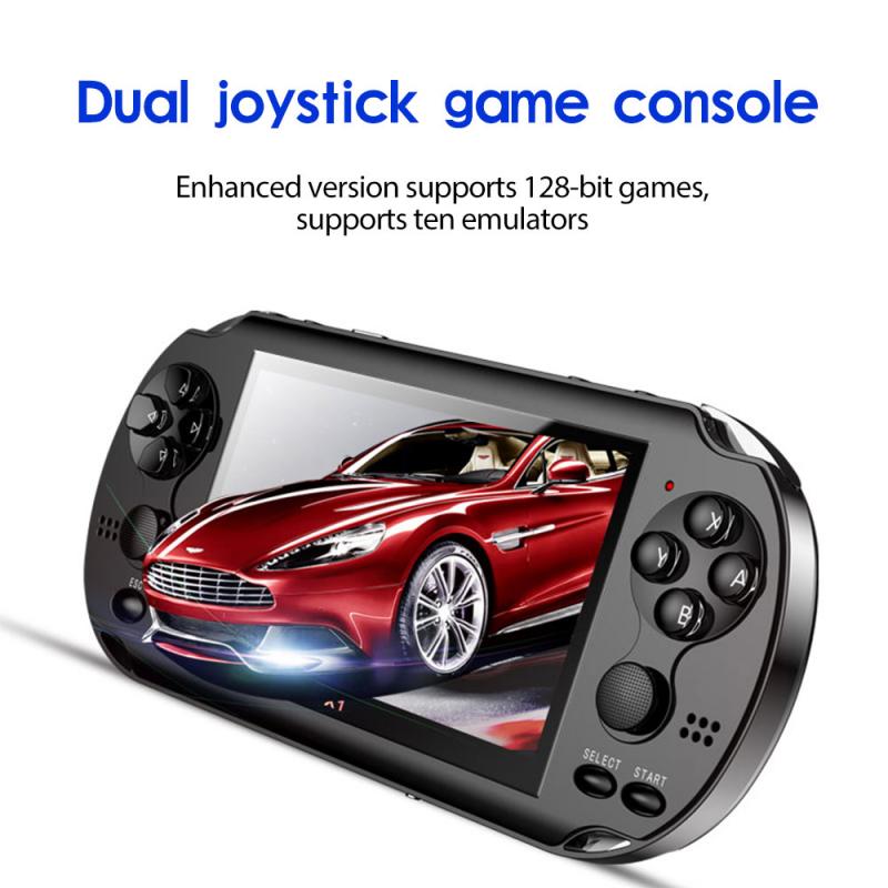 Built-in 10000 Games Video Game Consoles 4.3-inch Game Console Classic Dual-Shake Game Console 8GB Consolas De Videojuegos