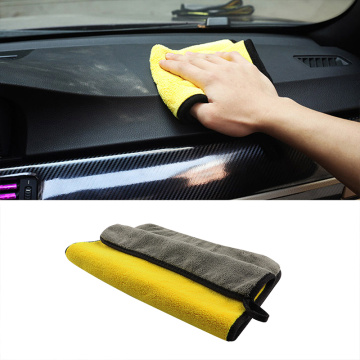 YOLU Polyester Thick Auto Care Detailing Polishing Microfiber Fiber Home Washing Super Absorbent Car Towel Cleaning Cloths