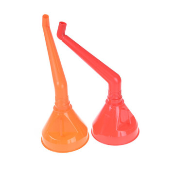 Universal Car Motorcycle Truck Pour Oil Tool Petrol Diesel Kerosene Plastic Filling Funnel with Soft Pipe Spout