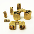 1pc Pure Copper Brass Furniture Hinges 8-24mm Cylindrical Hidden Cabinet Concealed Invisible Door Hinges For Hardware Gift Box
