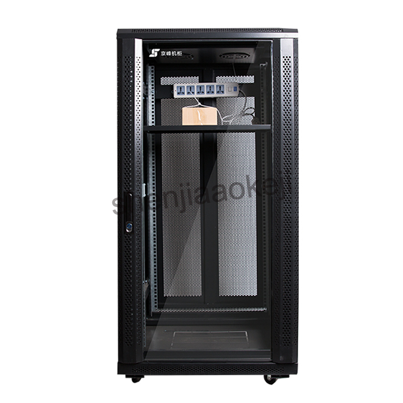 22U Cabinet Web Server Cabinets network rack server stored program controlled switching cabinet monitor 1pc