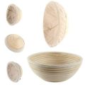 Round Banneton Dough Rising Rattan Bread Proofing Baskets for Home Baking Rattan Basket Fermentation Country Baskets PI669