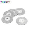 OOTDTY 5pcs/set Dremel Accessories Diamond Grinding Wheel Saw Circular Cutting Disc Dremel Rotary Tool Diamond Discs