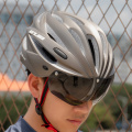 NEWBOLER Bicycle Helmet For Men Magnet Goggles Lensses Sports Cycling Helmet Ultralight Intergrally-molded MTB Road Bike Helmet