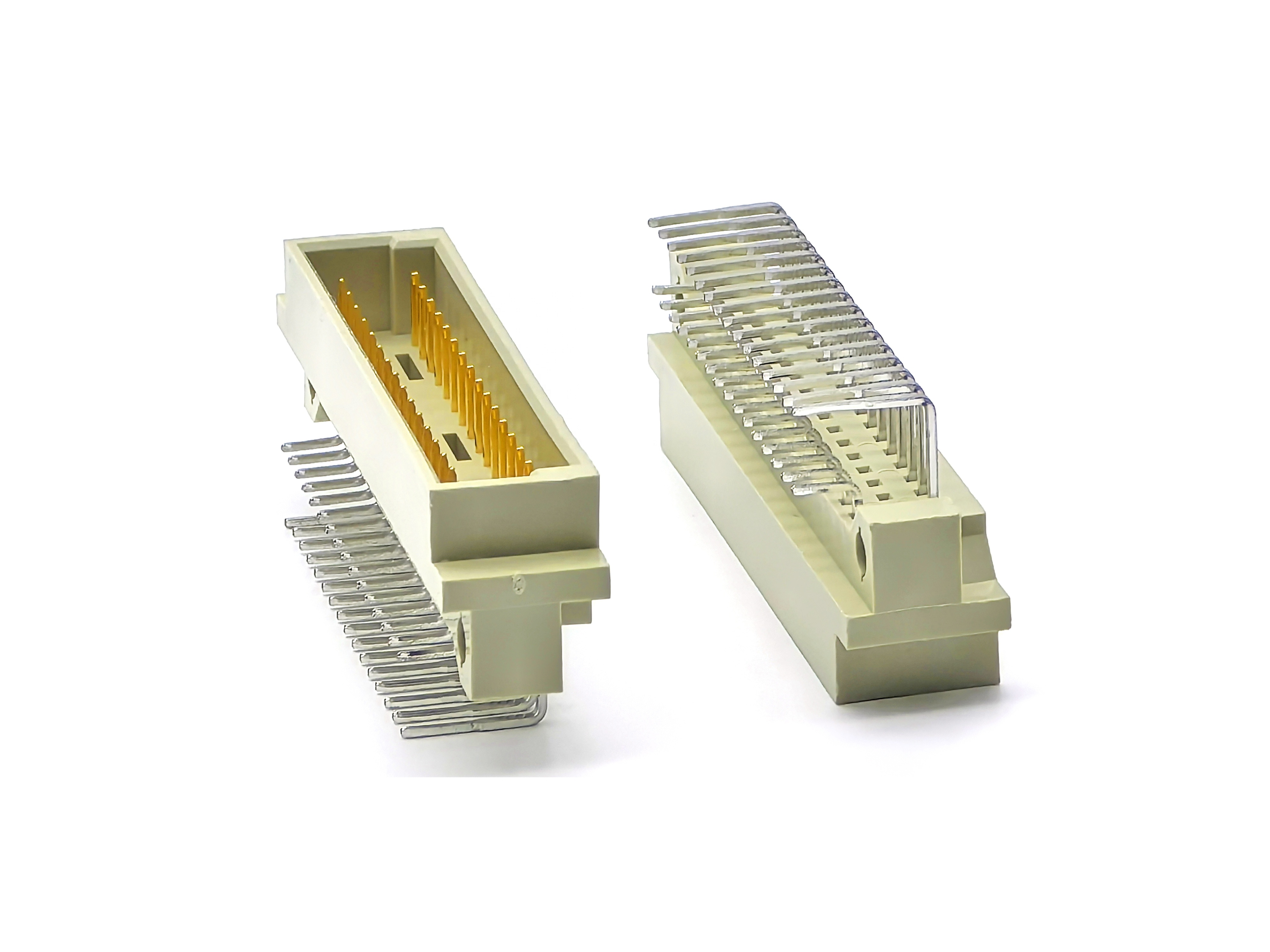 Din 41612 Connector Dual Row Right Angle Male 2*16P