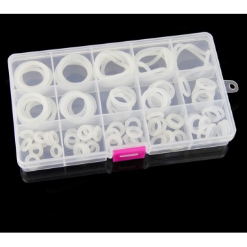 225PCS Silicone Rubber Sealing Strips O Ring Seal Kit oring o-ring Set