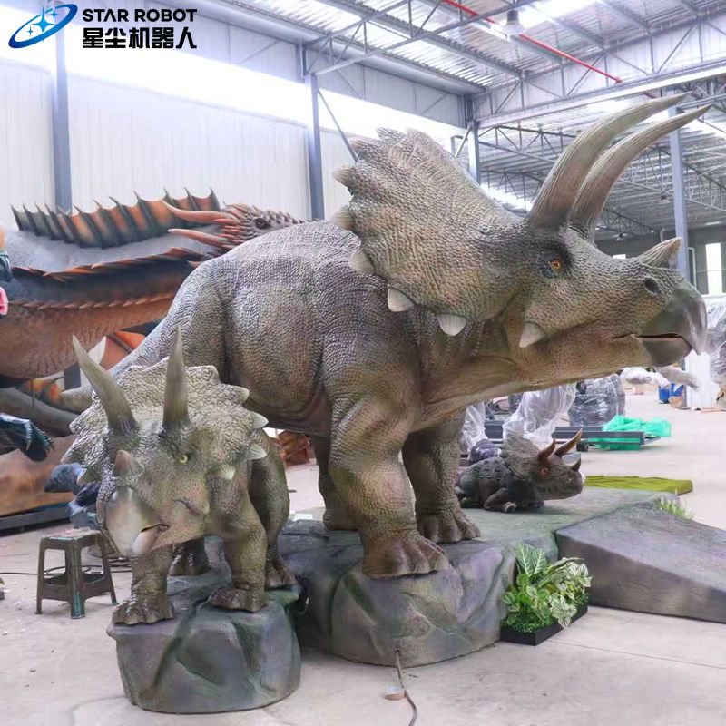 Triceratops Animatronic Model