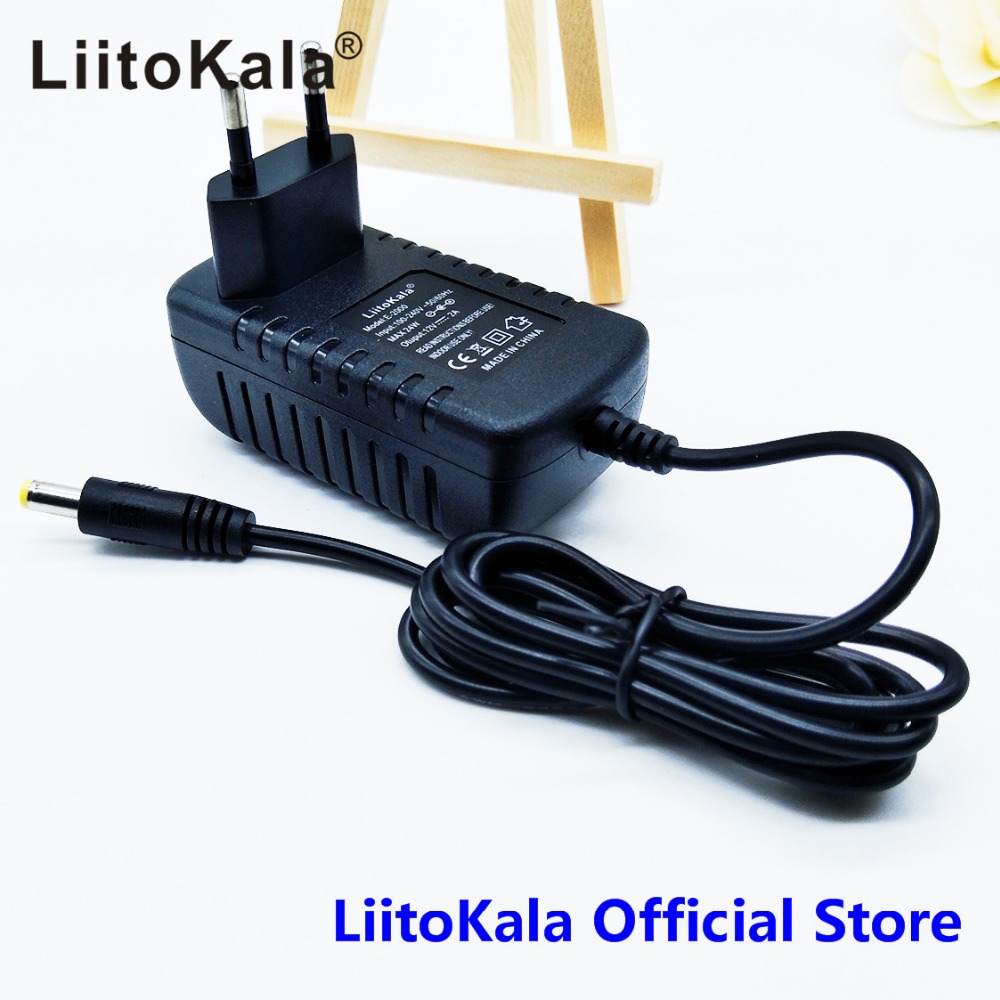 LiitoKala 12V 1.5A adapter for lii-260 lii-300, 12V 2A adapter for lii-400 lii-500 ,battery charger