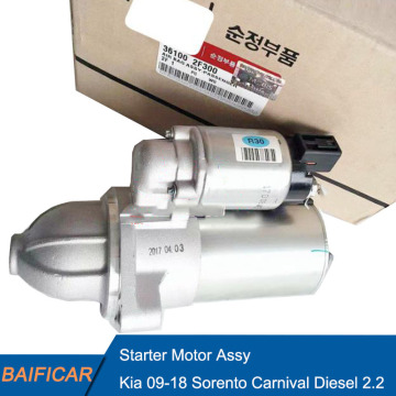 Baificar Brand New Genuine Starter Motor Assy 361002F300 / 36100-2F300 For 2009-2018 Kia Sorento Carnival Diesel 2.2