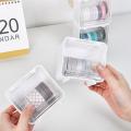 (Japan Style Masking Tape Storage Box Simple Tape Dispenser Desktop Organizer School Office Stationery Tape Holder Supplies