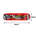 31.5inx7.8in Four-wheel Fishboard Street Outdoor Sports Long Board Retro Skateboard Adult Teenager Skate Board For Girl Boy