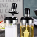 Spice Jar Kitchen Glass Seasoning Glass Bottle Oil Honey Salt Storage Box Spoon Kitchen Supplies Tools Salt Sugar Pepper Powder