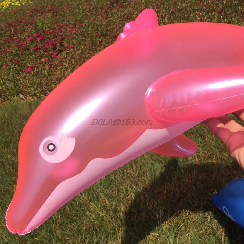 Inflatable Dolphins Bath Beach Pool Toy Kids Baby Toy