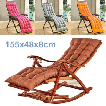 Soft Seat Pad Replacement Cushion Garden Sun Lounger Recliner Chair 155x48x8cm