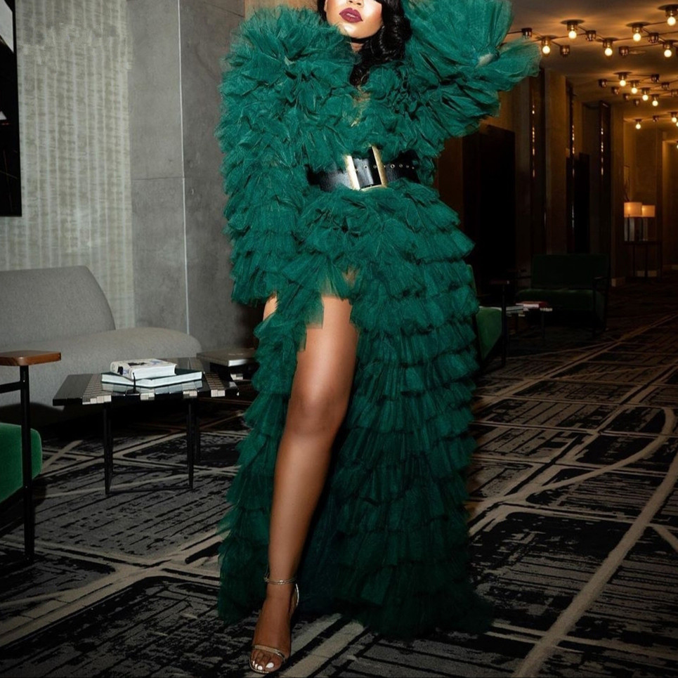 Chic-Sexy-Emerald-Green-Ruffles-Tiered-Prom-Dresses-Full-Sleeves-Tutu-Women-Robes-A-line-Prom (1)