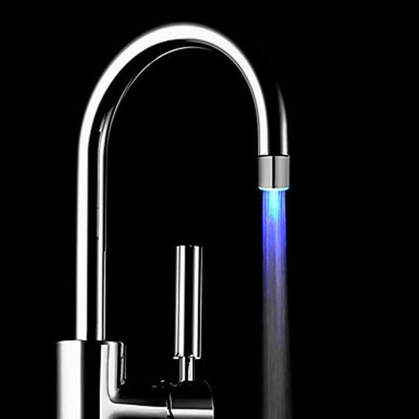 Romantic 7 Color Change LED Light Shower Head Water Bath Home Glow Bathroom Shower faucet Kitchen Water Tap Faucet Glow Shower