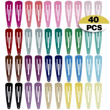 20/40Pcs Hair Clips Hairpins Hair Barrettes Clip Pins Women's Hair Clips Colorful Metal Alligator Hairpins Women Accessories