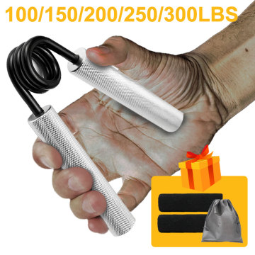 100lbs-300lbs Fitness Heavy Grips Wrist Rehabilitation Developer Alloy Hand Grip Muscle Strength Training Device Carpal Expander