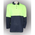 Long Sleeved Polyester Safety Polo Shirt