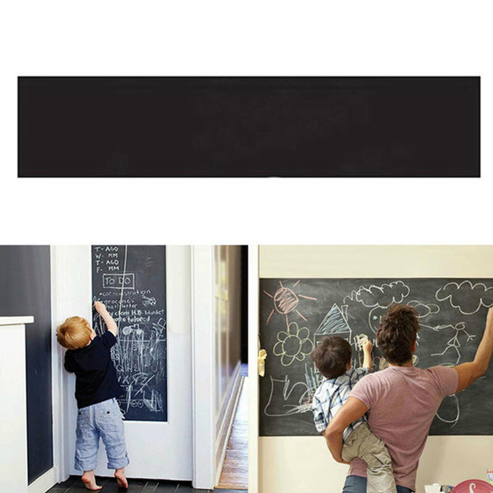 Hot Chalkboard Wall Sticker Removable Blackboard Sticker Door Wallpaper Decorated for Kid's Room