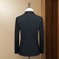 Suit Jacket and Suit Pants 2 Piece Set Plus Size Navy Blue Dress Suit Men Business Suit Formal Suits Two Piece Set Suit Slim Fit