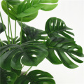 49cm 18Heads Artificial Green Monstera Leaves Home Garden Living Room Bedroom Decoration Fake Plants