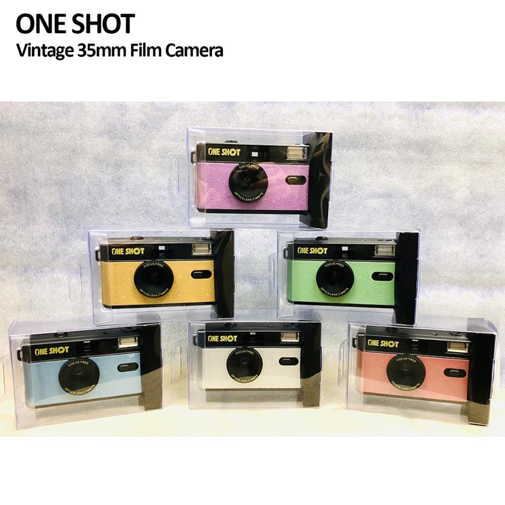 ONE SHOT Reusable 35mm Film Camera with Fujifilm 135-36 35mm FUJICOLOR C200 Film Color Print (Expired 2022)