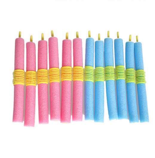 2019 Fashion 12pcs Curler Makers Soft Foam Bendy Twist Curls DIY Styling Hair Rollers Tool for Women Accessories