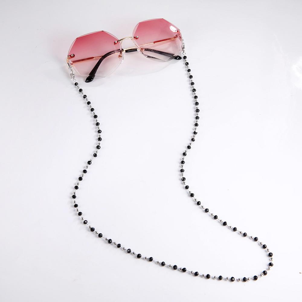 Teamer Beaded Chain for Face Mask Lanyard Women Stone Crystal Glasses Chain Neck Cord Holder Reading Eyeglasses Accessories