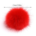 15cm Solid & Colorful Raccoon Fur Ball Fur Pom Poms For Women And Children Winter Hat And Cap Beanies Fur Pompom DIY Accessory